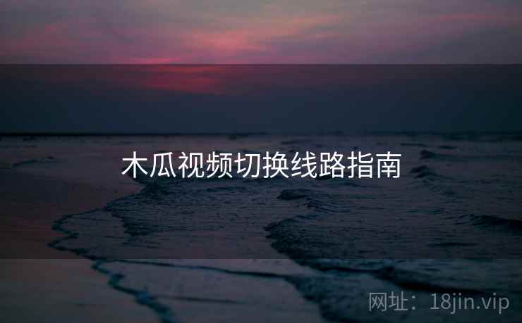 木瓜视频切换线路指南