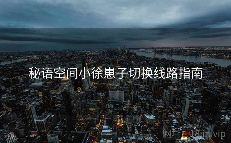 秘语空间小徐崽子切换线路指南